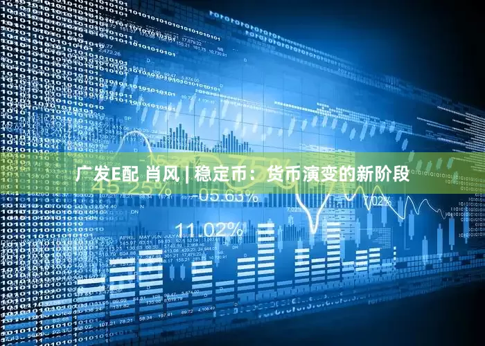 广发E配 肖风 | 稳定币：货币演变的新阶段